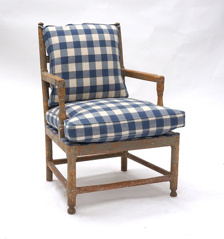 Original decorated Gripsholm-arm chair