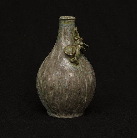 Arne Bang: Vase, Steingut.
H: 14cm
