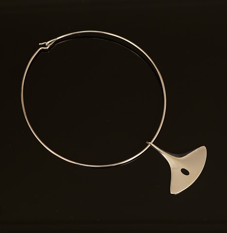 Hans Hansen: Necklace, Sterling. Size: 13x11,5gr. 
W: 35,1gr
