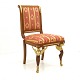Französischer bronzemontierter Empire Stuhl. Hergestellt um 1820. H: 95cm. 
Sitzhöhe: 48cm