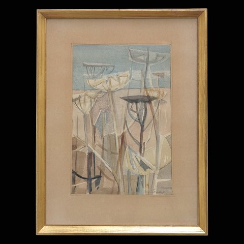 Svend Saabye, 1913-2004, akvarel. Signeret Svend Saabye. Lysmål: 41x28cm. Med ramme: 63x46cm