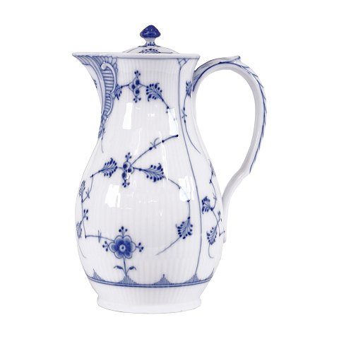 Royal Copenhagen blue fluted plain lidded jug. #31. 1. grade. H: 23cm