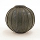 Arne Bang: A ball shaped vase. Signed. H: 13cm