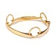 14kt gold bracelet by Bent Gabrielsen, Denmark. L: 18,5cm. W: 30,6gr