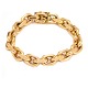 14kt gold Anchor bracelet. L: 19,5cm. W: 80,9gr