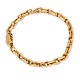 14kt Gold Anker Armband von Jos. Kahn, Kopenhagen. L: 21,5cm. W: 31,6gr