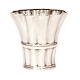 Mogens Ballins Eftf. sølvvase. Mogens Ballin, 1871-1914, Eftf. stor vase i sølv. 
H: 15cm. D: 16,5cm. V: 453gr