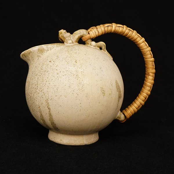 Arne Bang: Keramik Kanne. H: 15cm