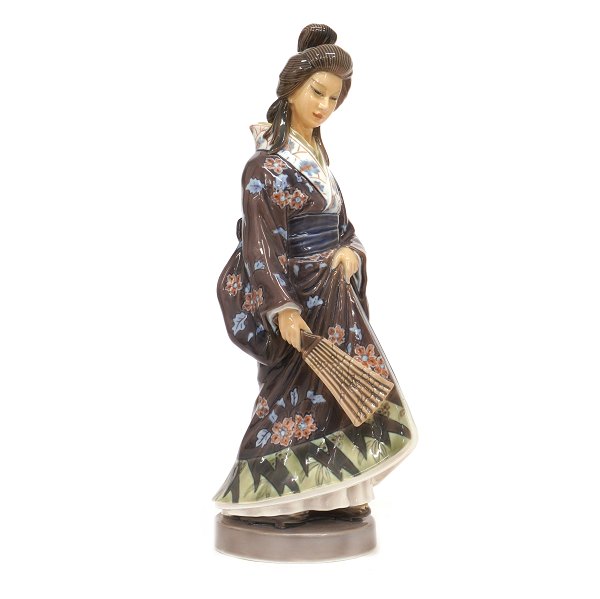 Dahl Jensen Figur Japanische Frau 1159. H: 35cm